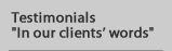 Testimonials